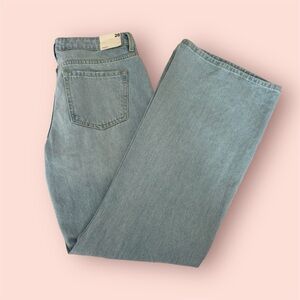 Forever 21 - Light Blue, Flare, Ripped, Denim, Jeans